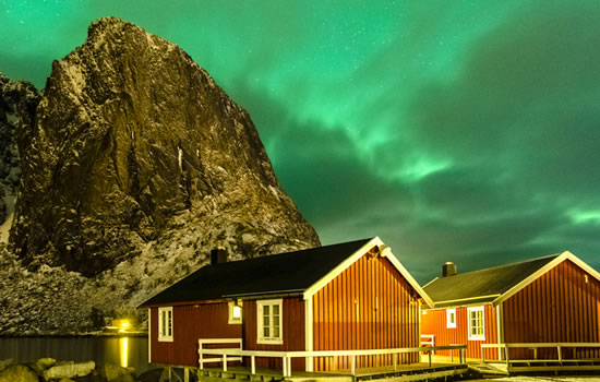 Northern Lights in Lofoten Norway